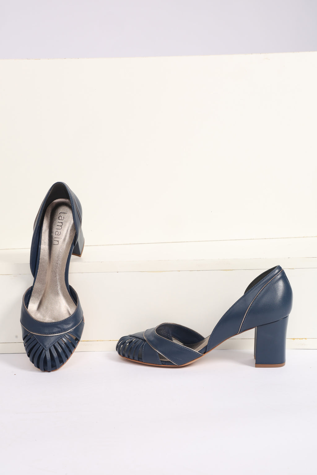 Navy Blue Lily Shoe