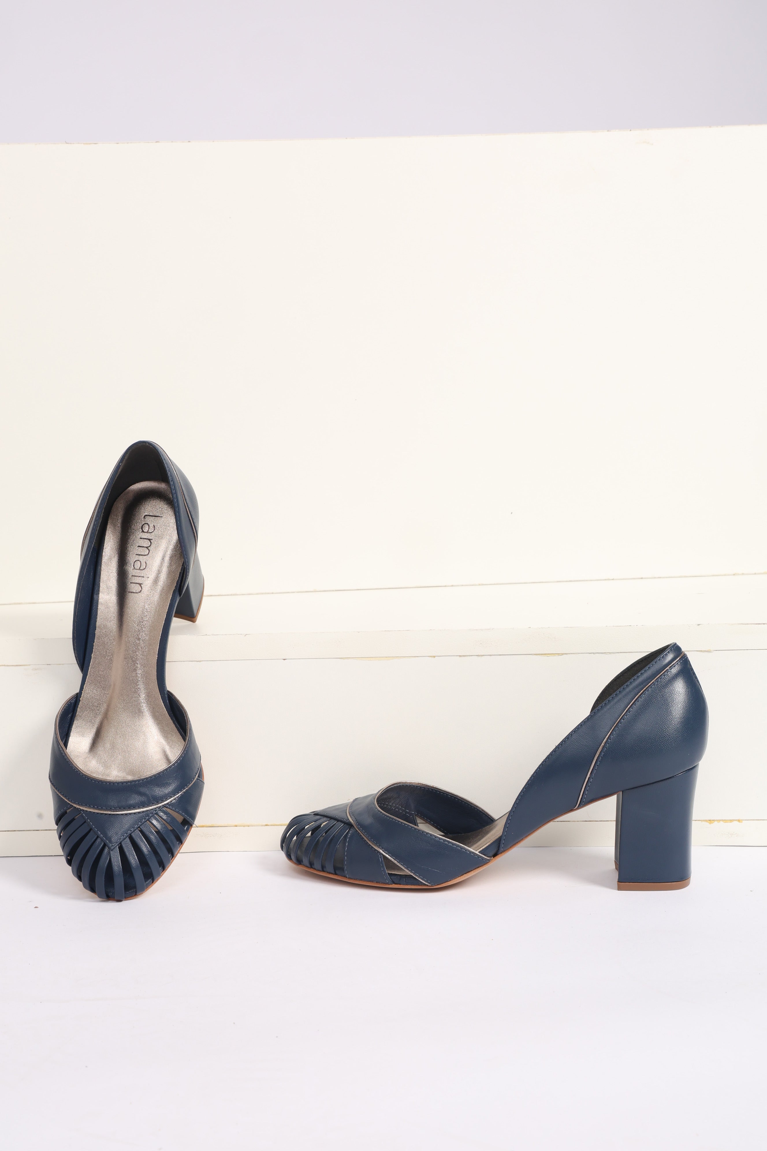 Navy Blue Lily Shoe