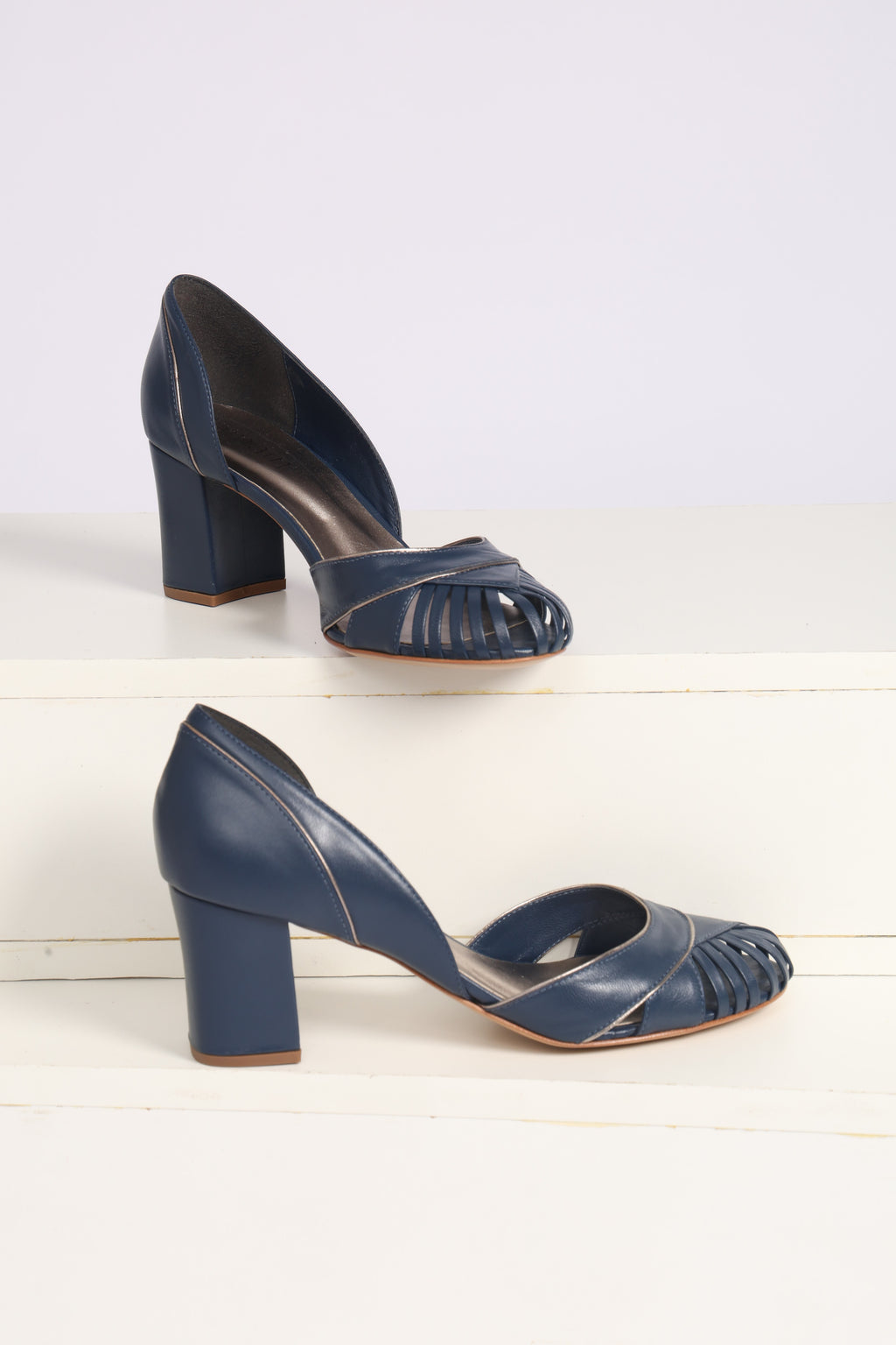 Navy Blue Lily Shoe
