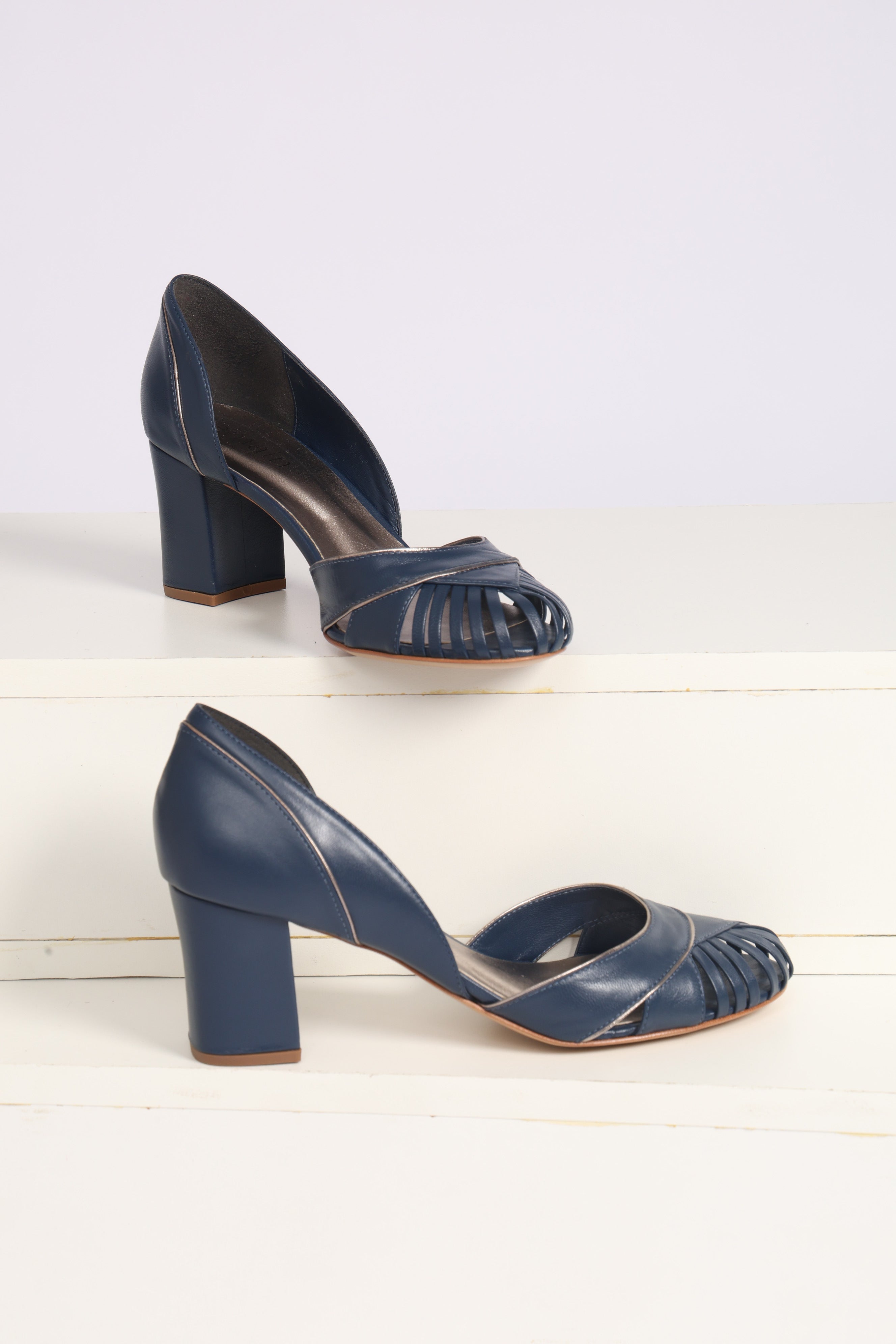 Navy Blue Lily Shoe