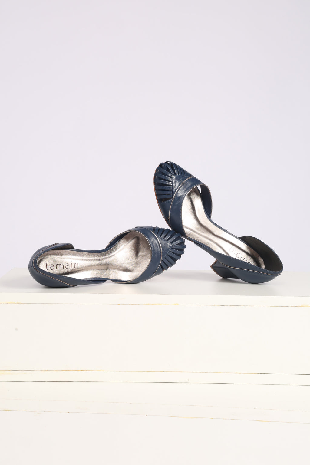 Navy Blue Lily Shoe