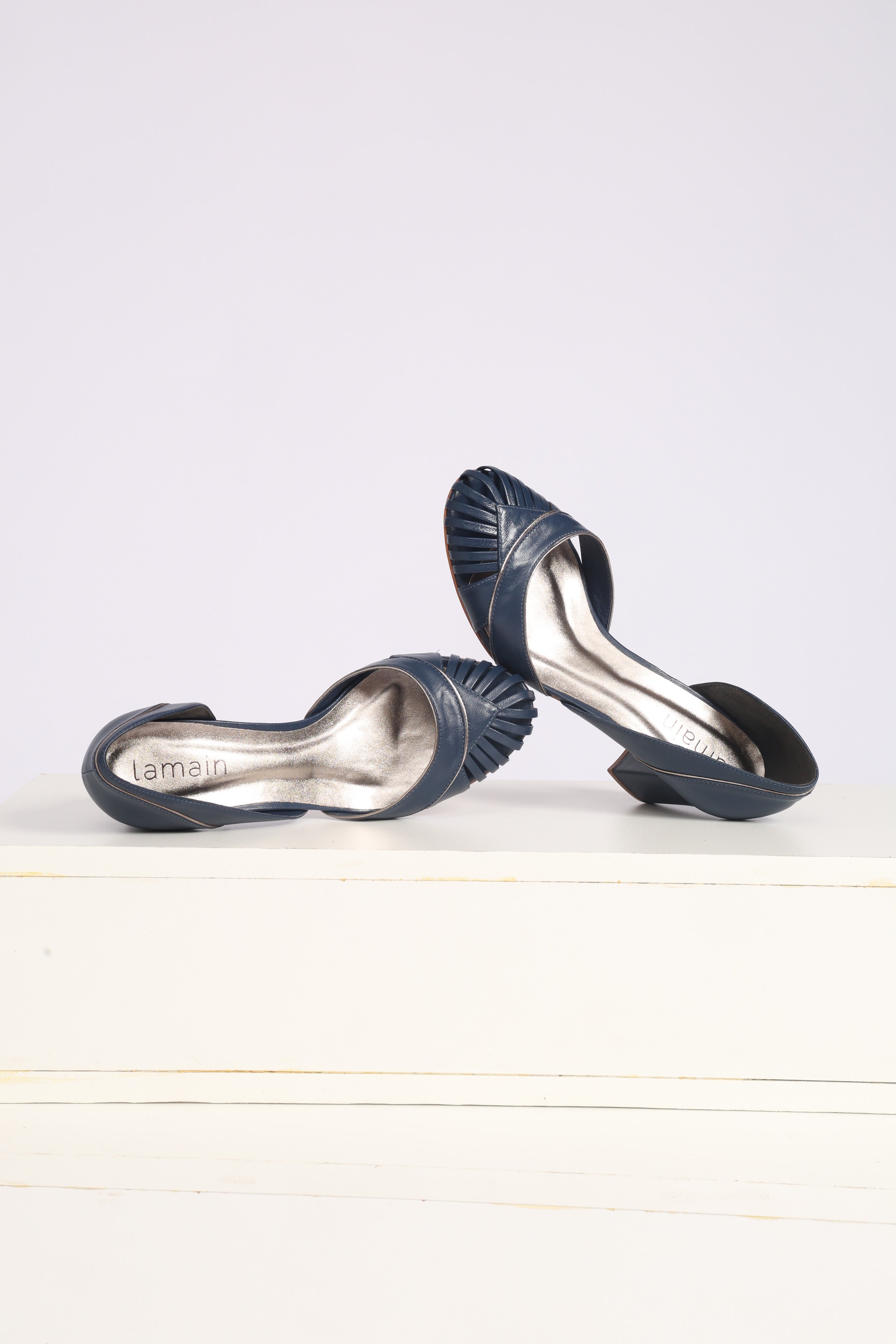 Navy Blue Lily Shoe