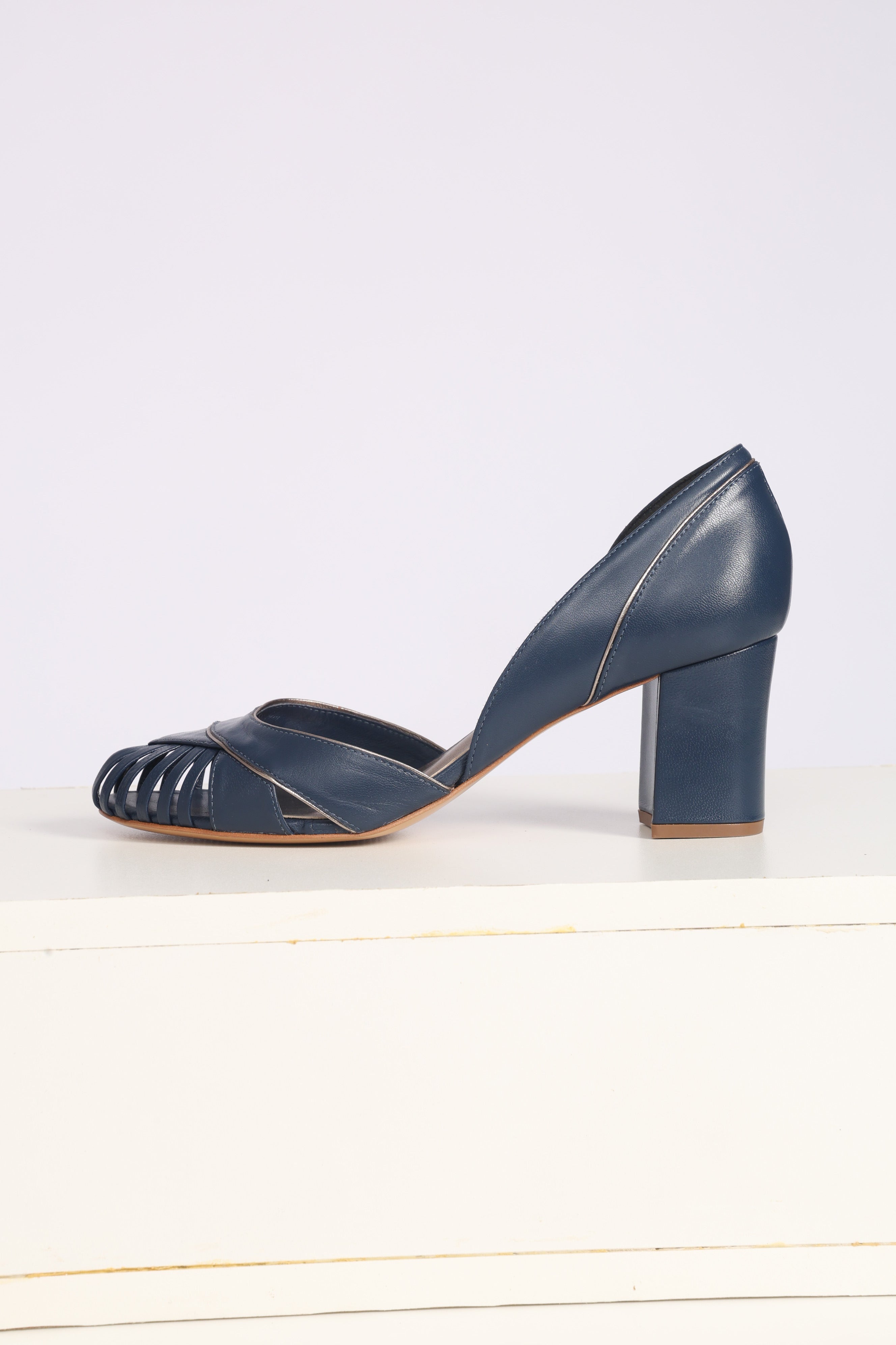 Navy Blue Lily Shoe