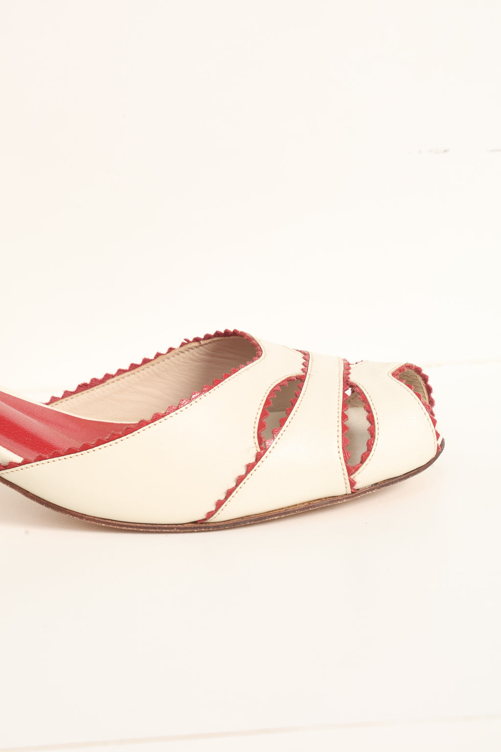 Rita Off White c/ Vermelho