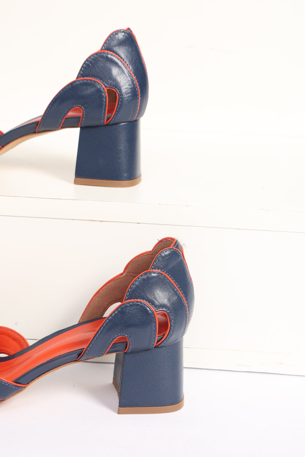 Peep Toe Mila Marinho Coral