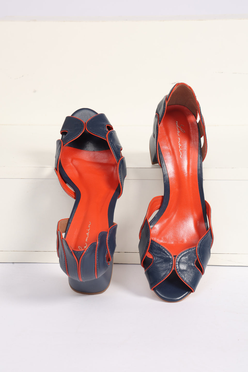 Peep Toe Mila Marinho Coral