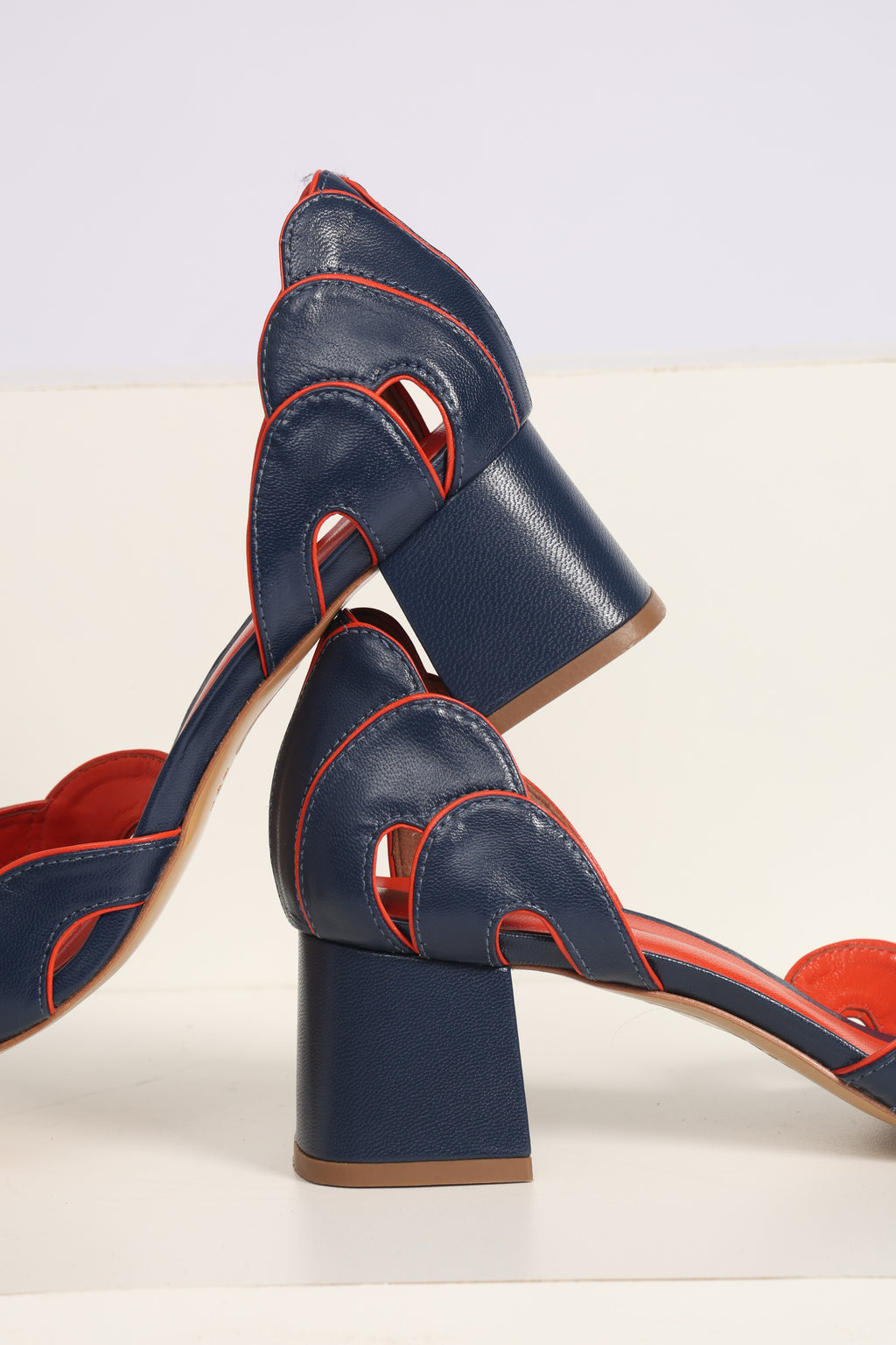 Peep Toe Mila Marinho Coral