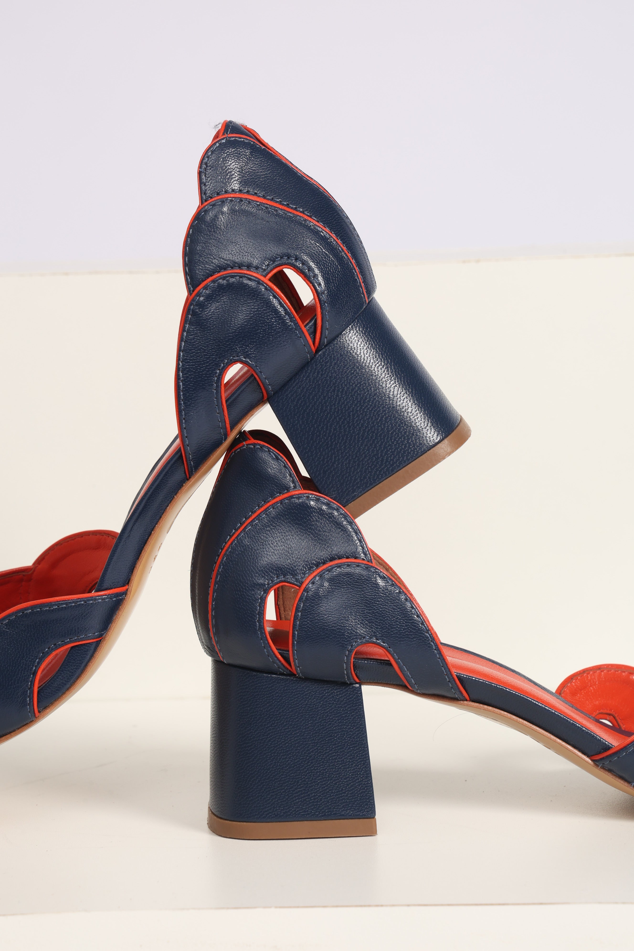 Peep Toe Mila Marinho Coral