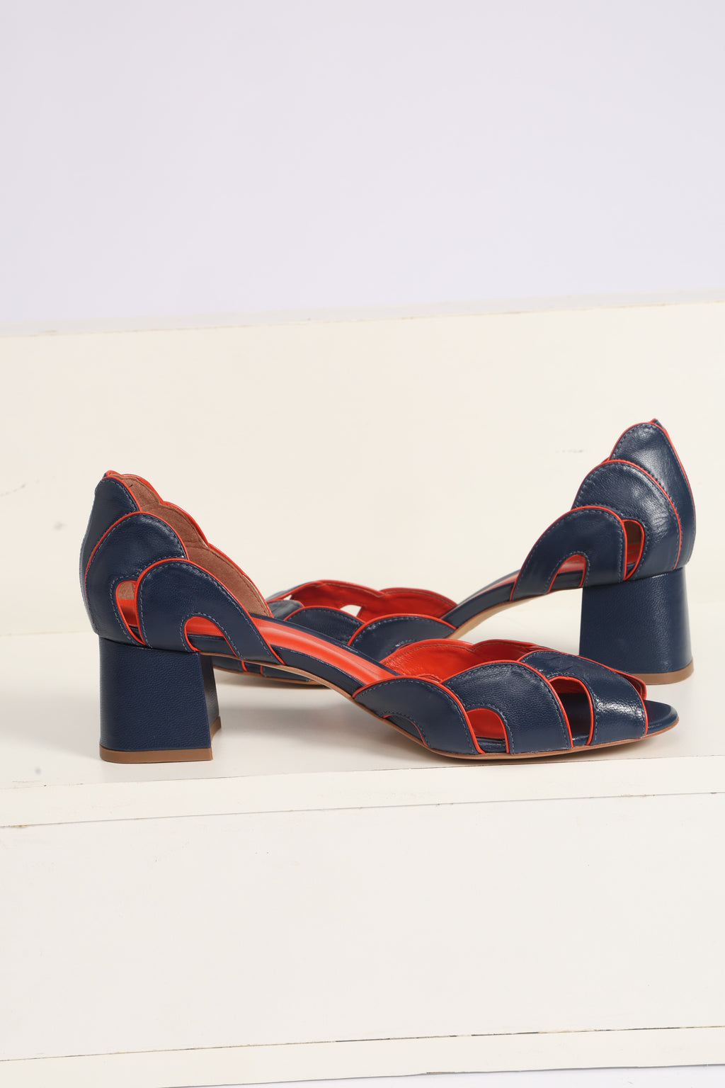 Peep Toe Mila Marinho Coral