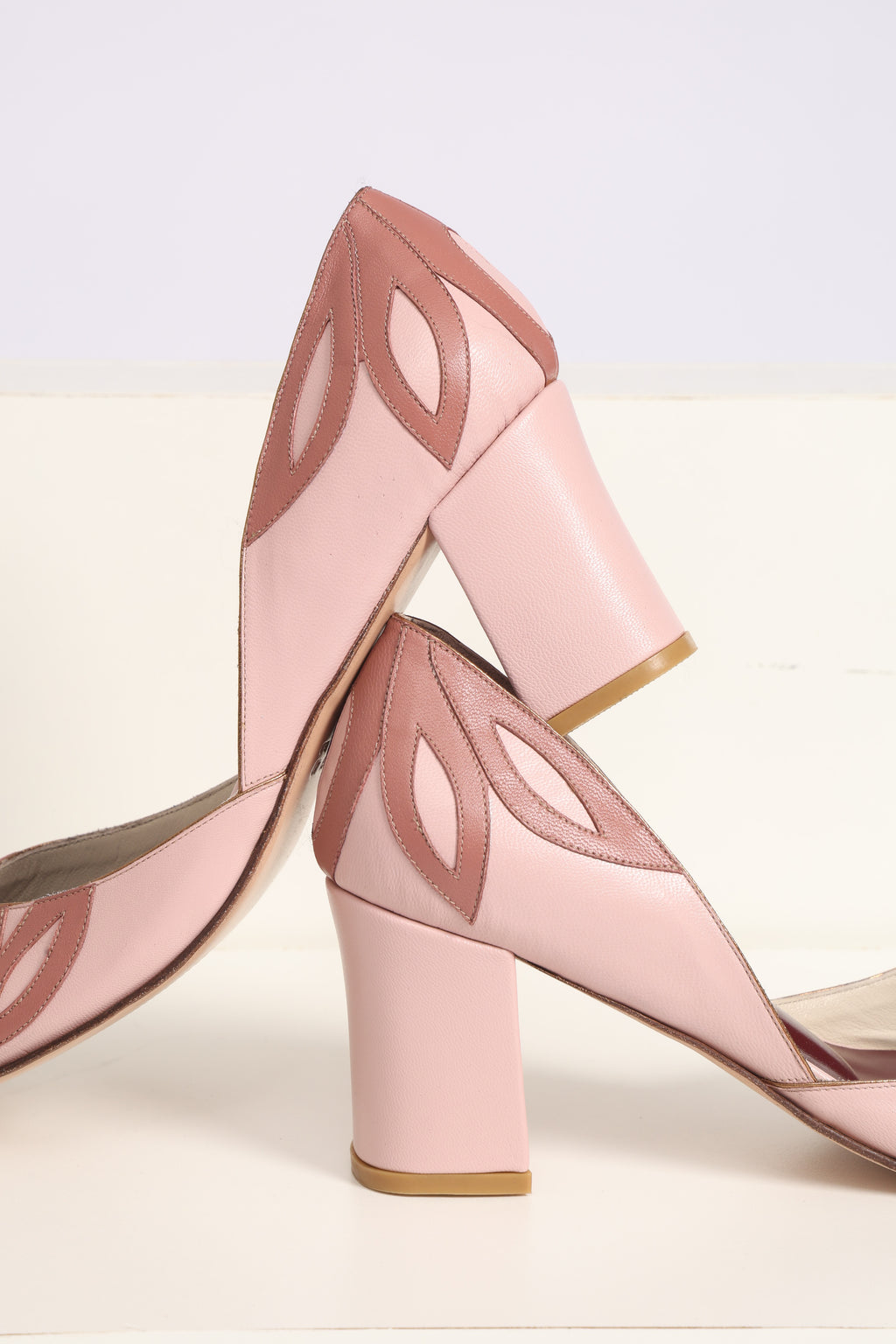 Sapato Boneca Juliana Rosa Antigo c/ Rosa queimado