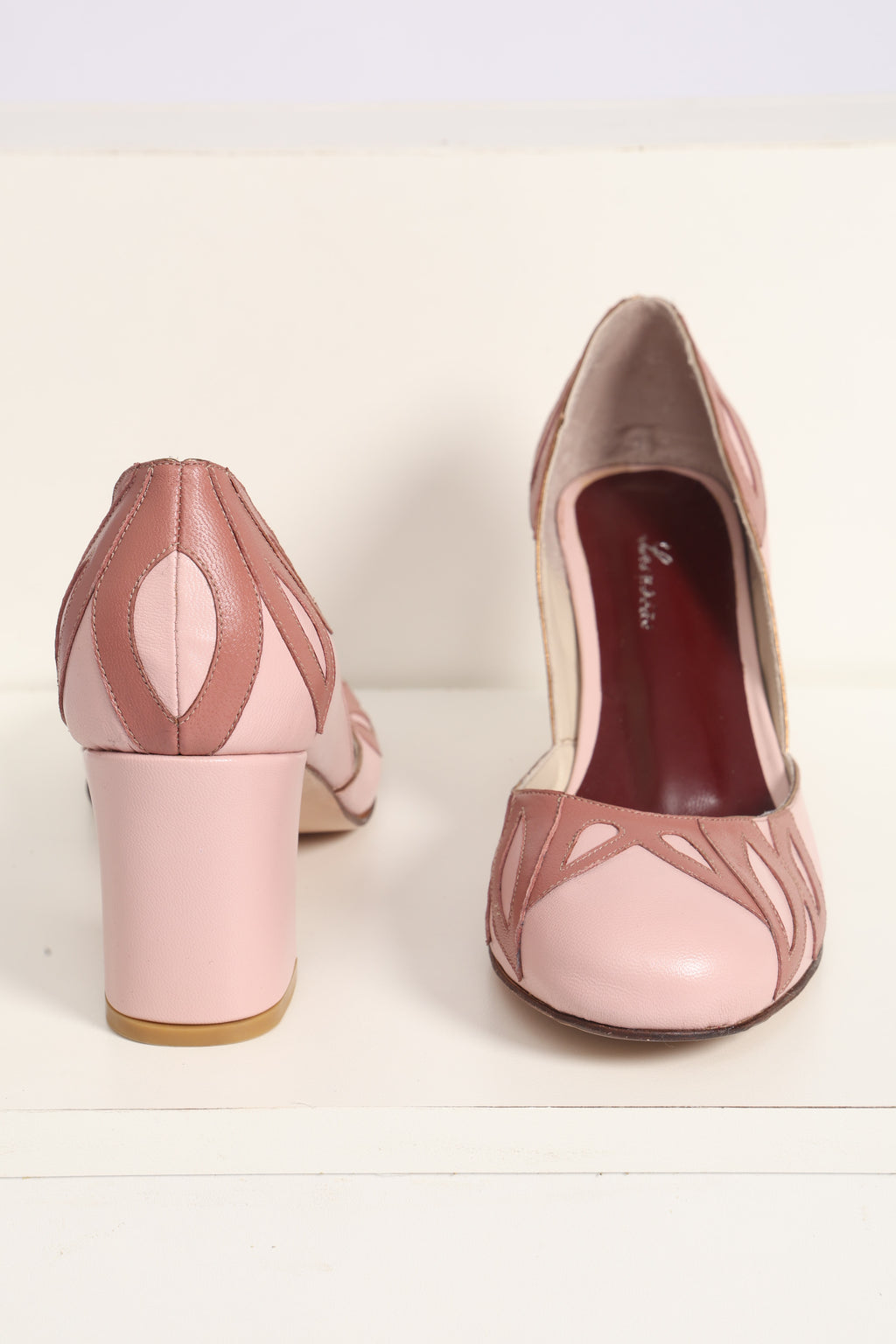 Sapato Boneca Juliana Rosa Antigo c/ Rosa queimado