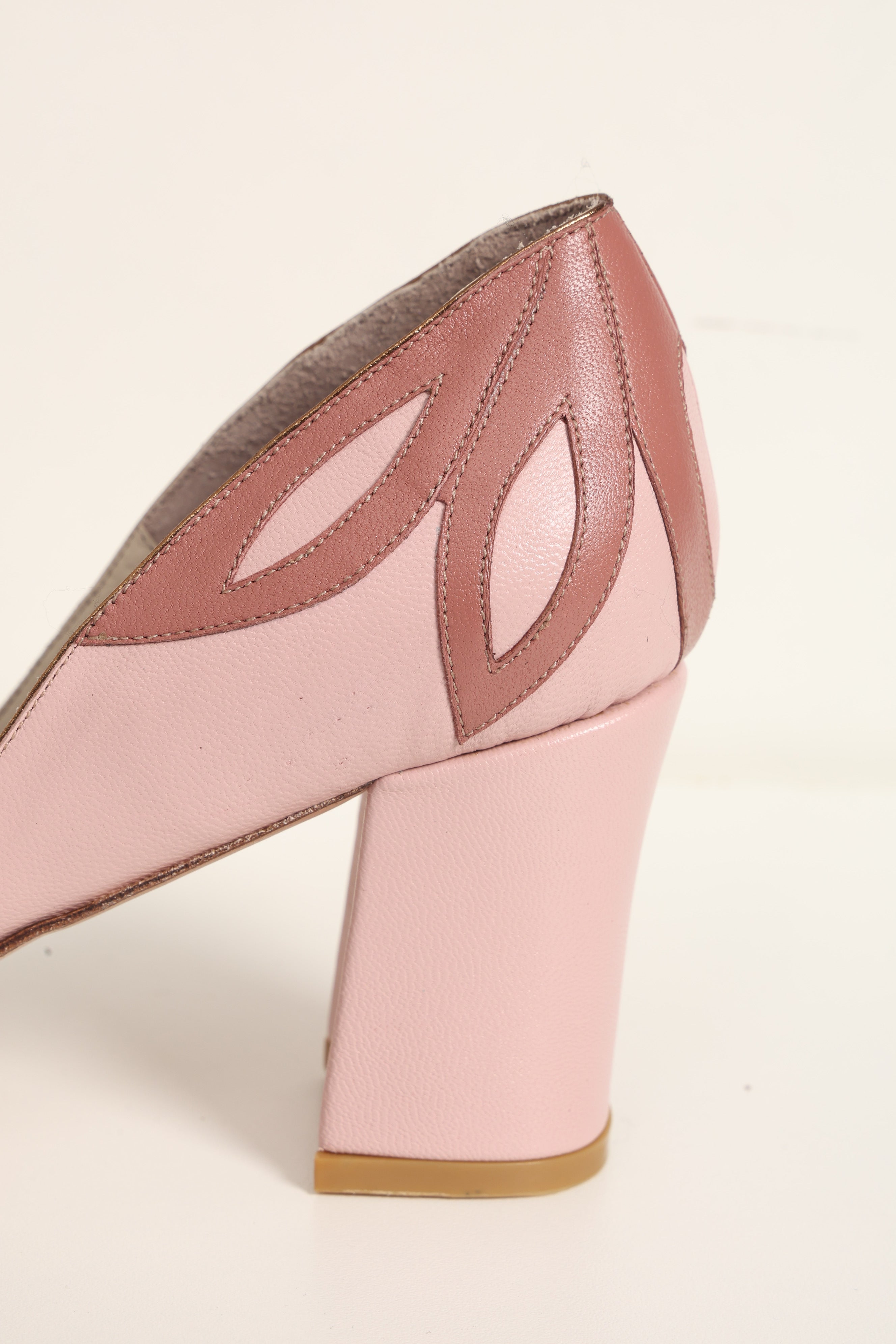 Sapato Boneca Juliana Rosa Antigo c/ Rosa queimado