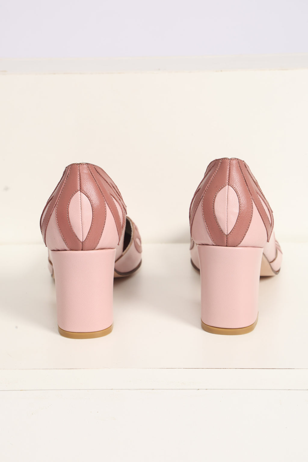 Sapato Boneca Juliana Rosa Antigo c/ Rosa queimado