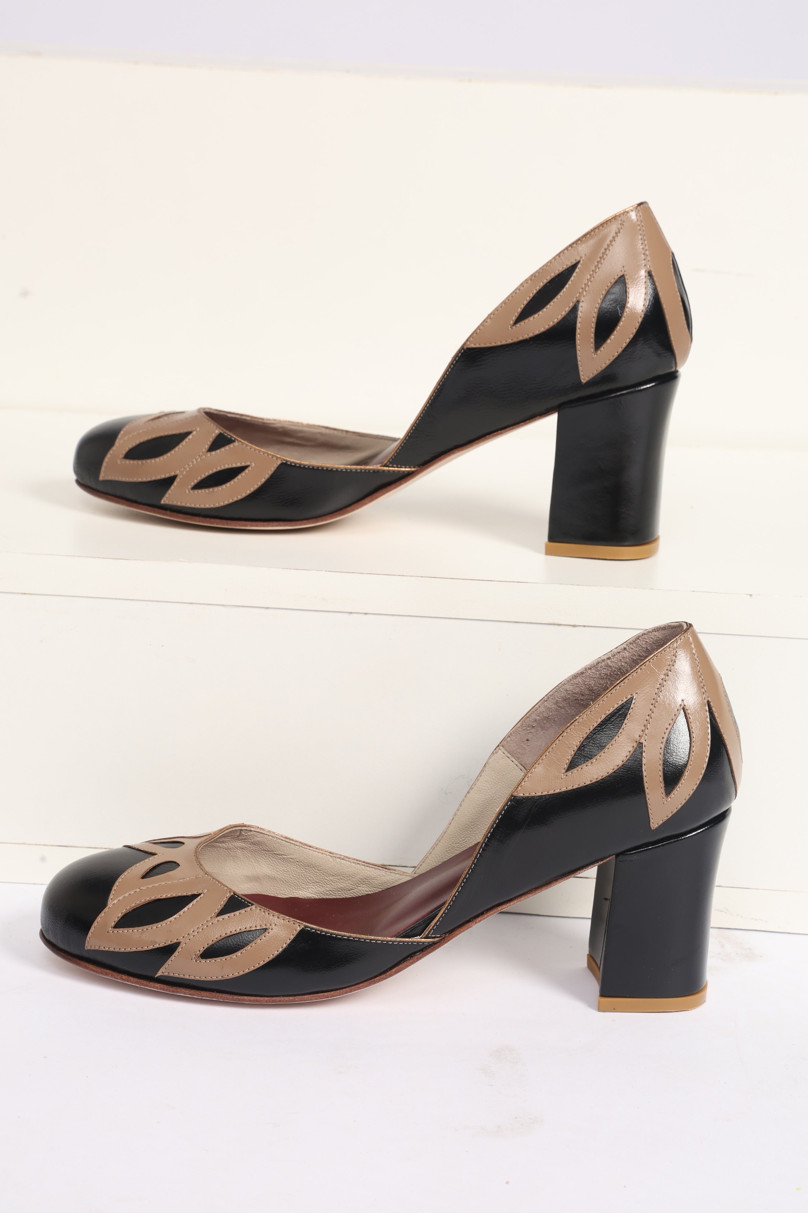 Sapato Boneca Juliana Preto c/ Fendi