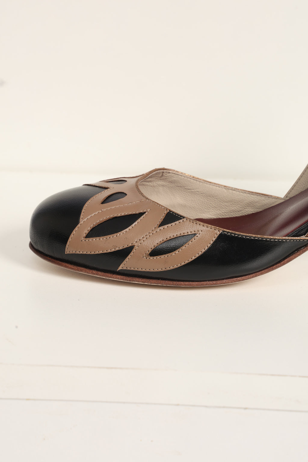 Sapato Boneca Juliana Preto c/ Fendi