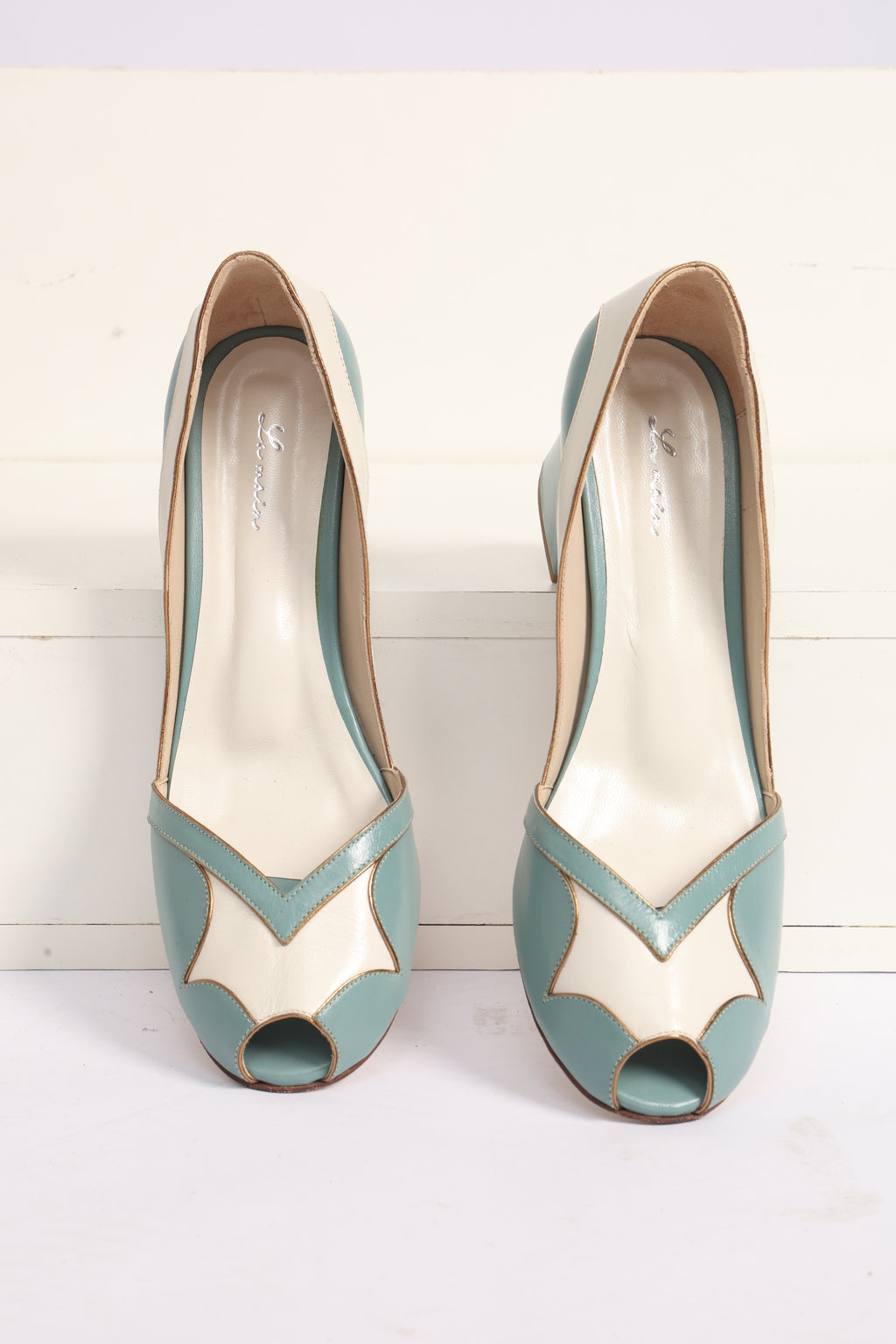Michele Verde Agua c/ Off White