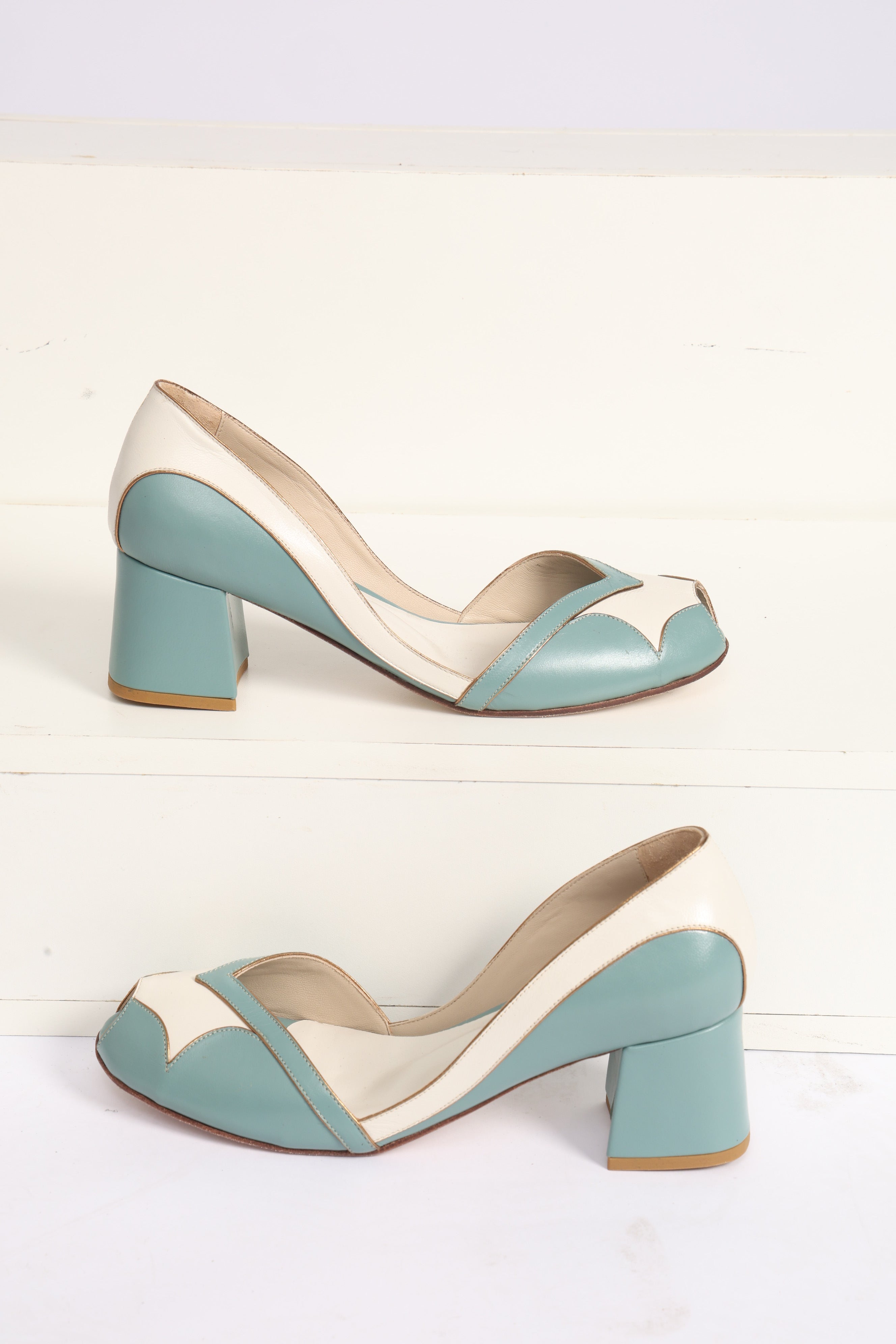 Michele Verde Agua c/ Off White