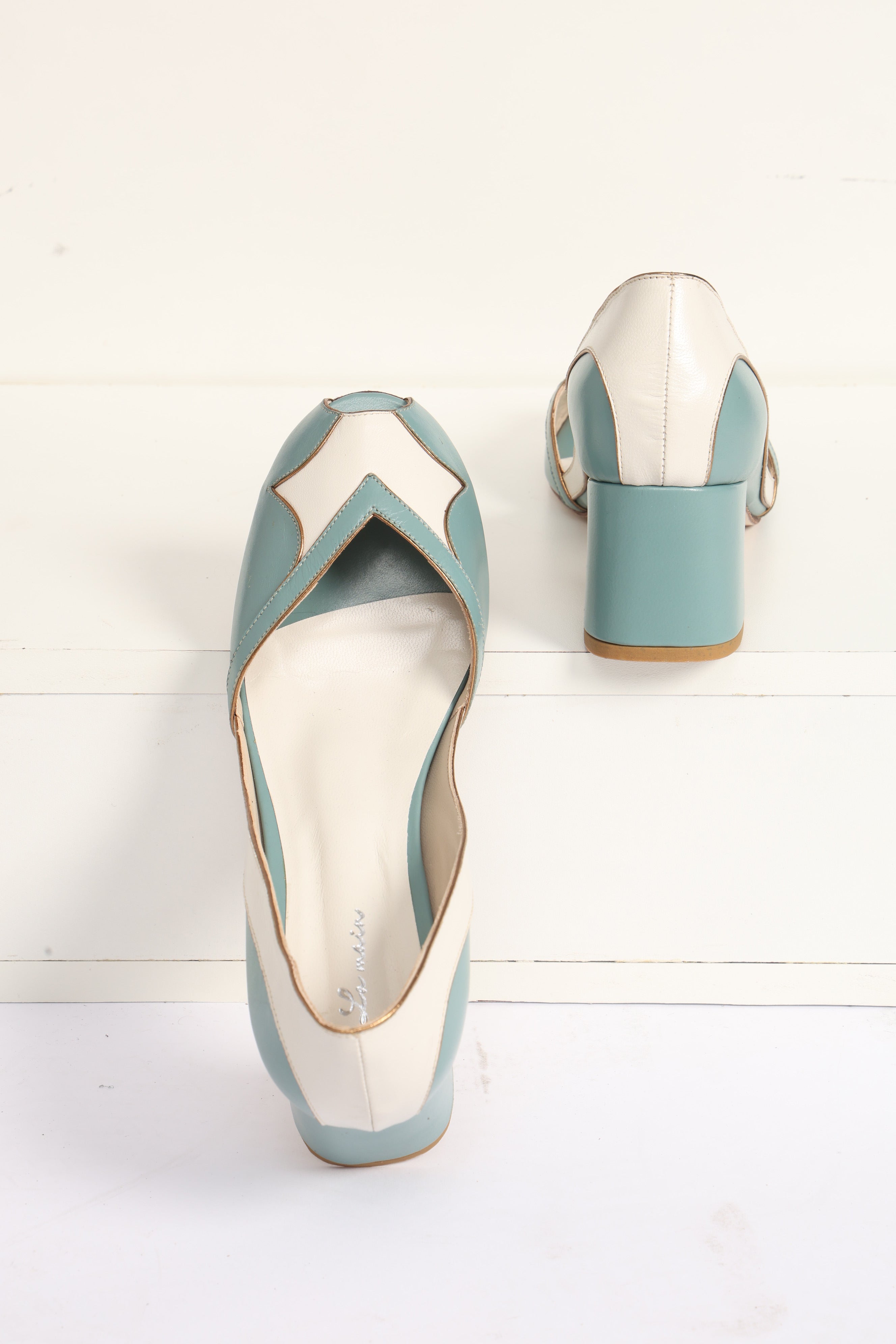 Michele Verde Agua c/ Off White