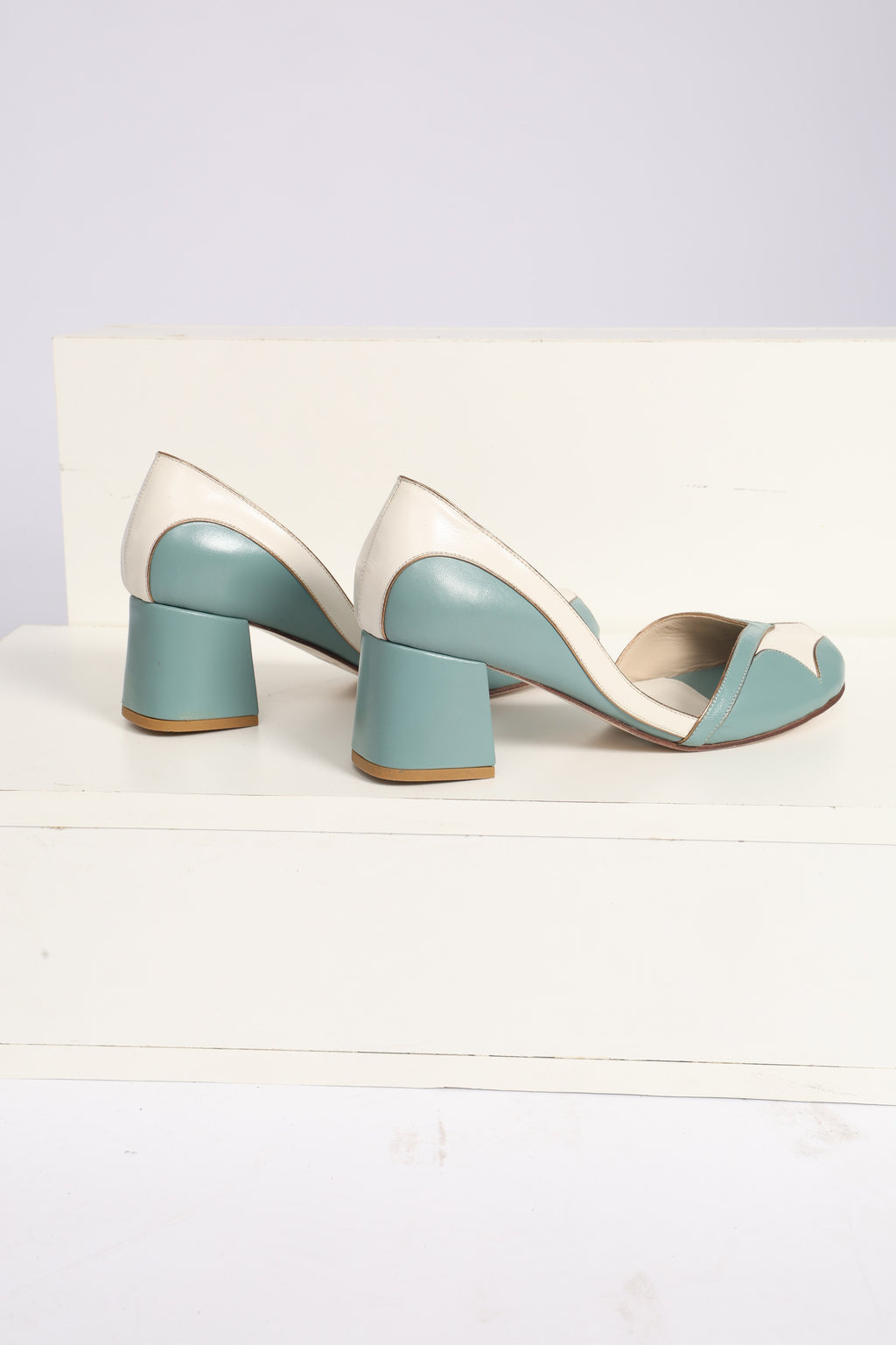 Michele Verde Agua c/ Off White