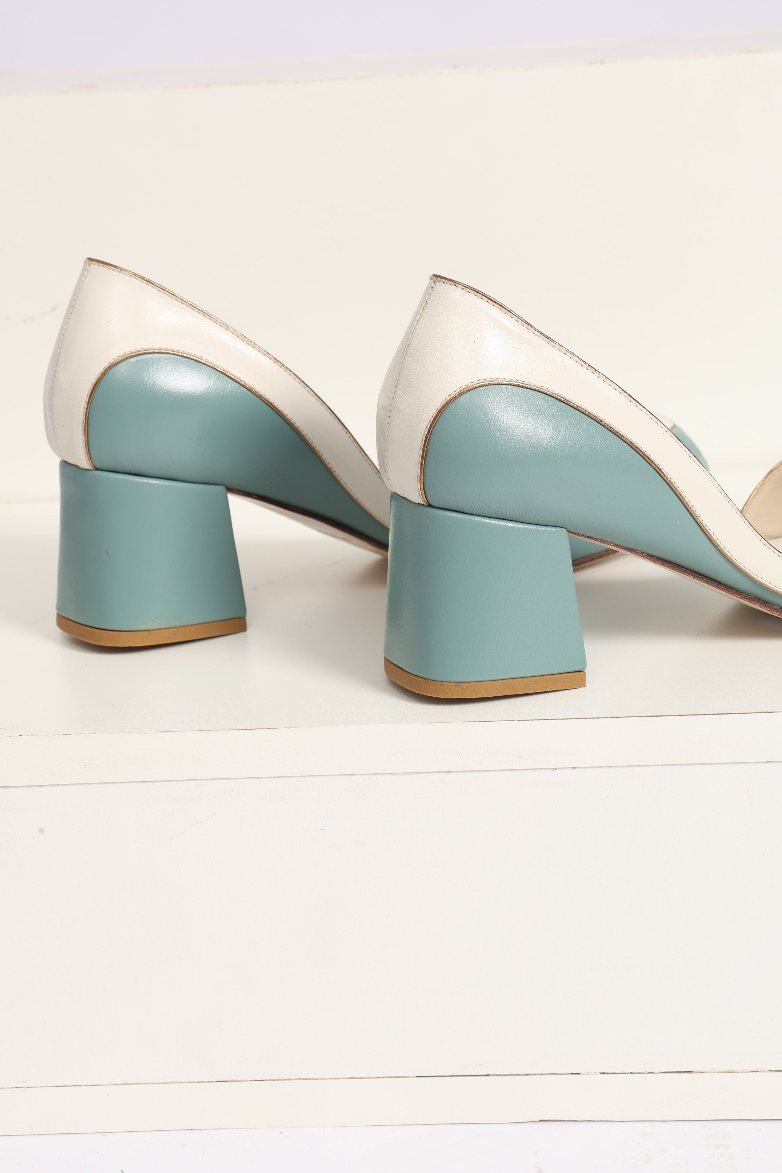 Michele Verde Agua c/ Off White