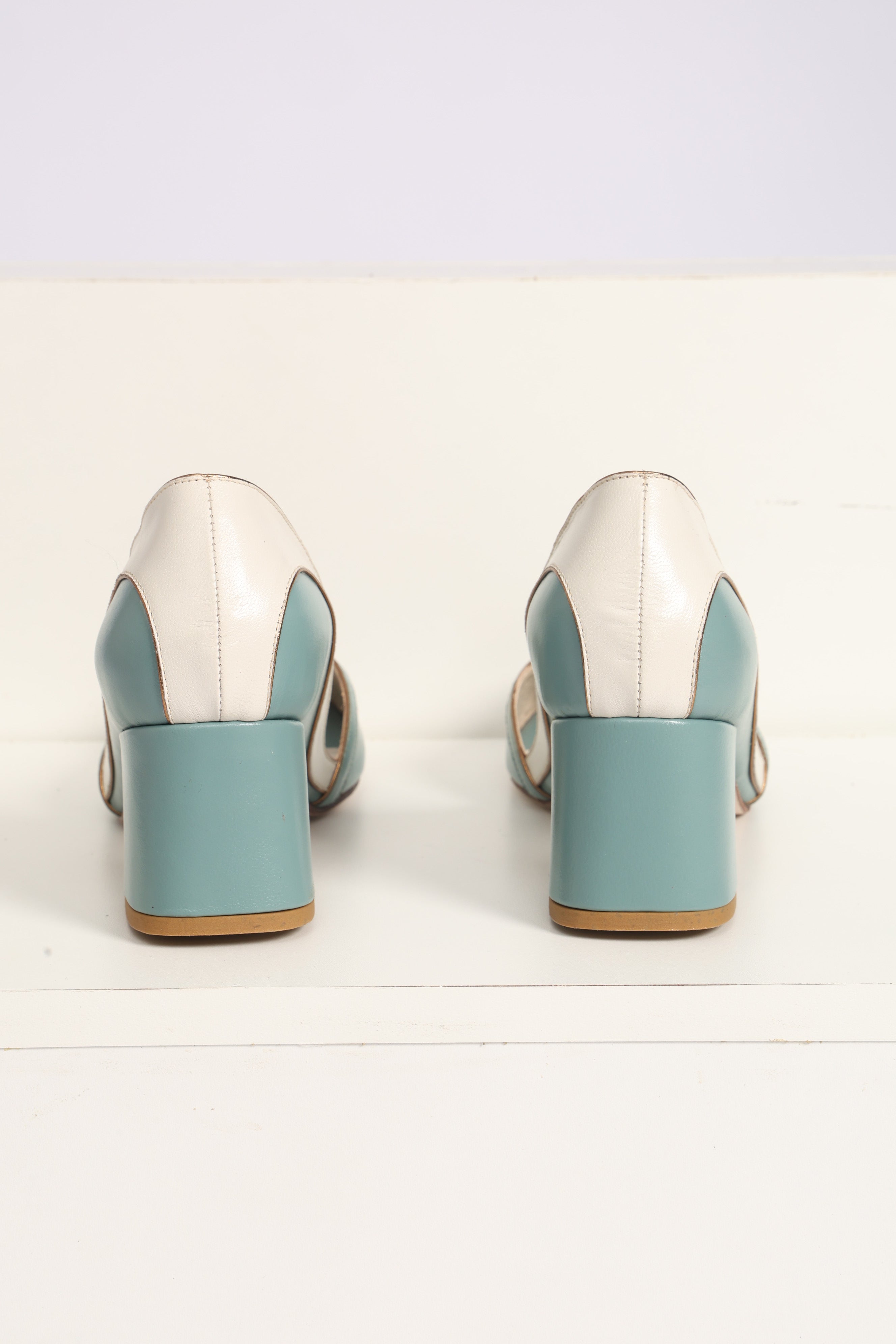 Michele Verde Agua c/ Off White