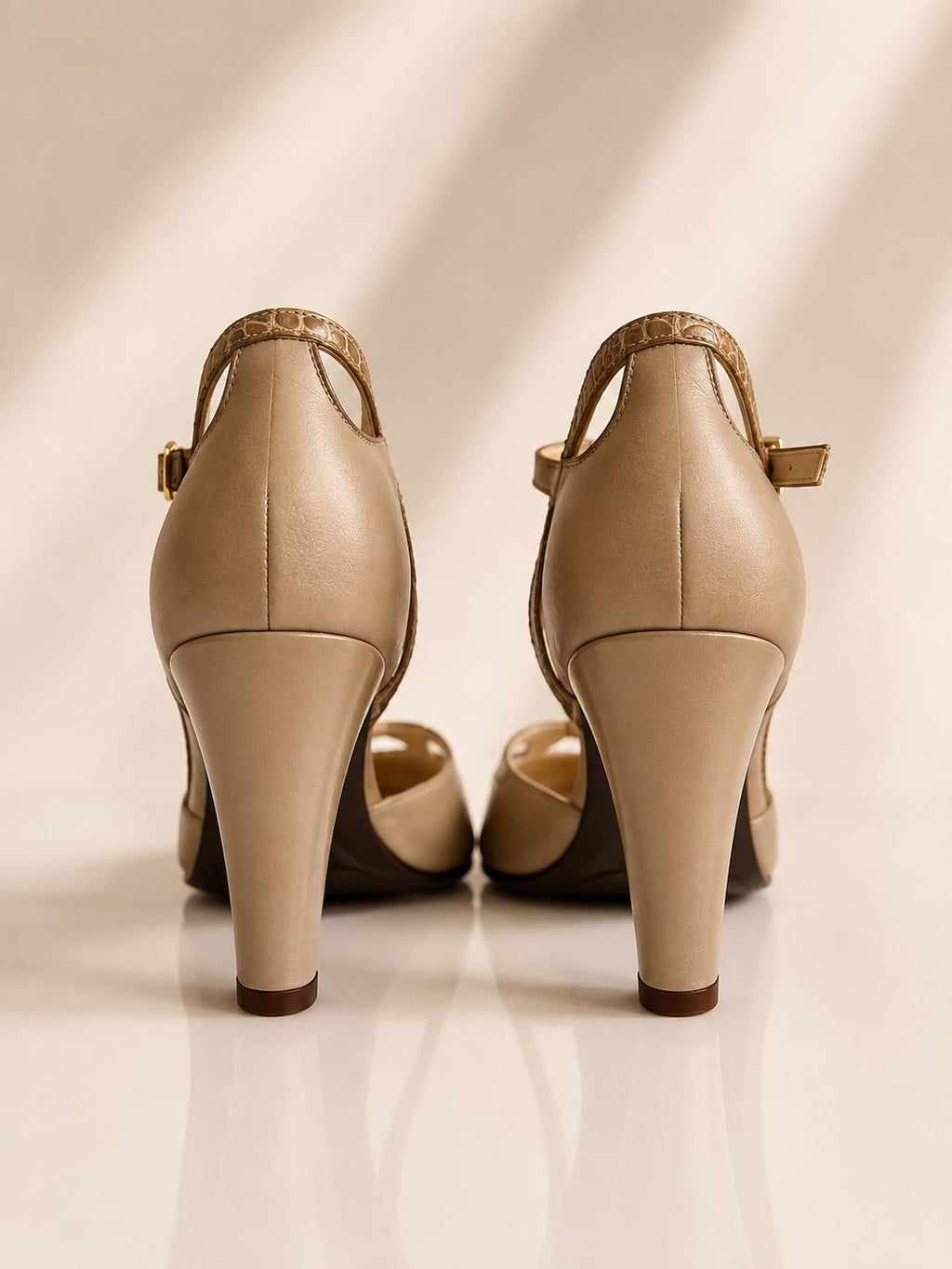 Sapato Gigi em Couro Legítimo Fendi - Detalhes Texturizados