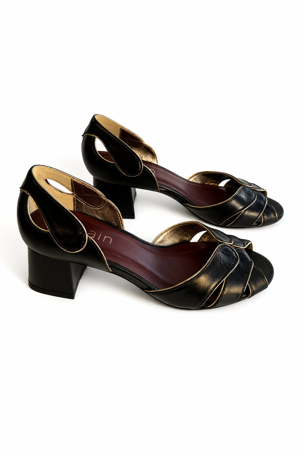 Peep Toe Andrea Preto
