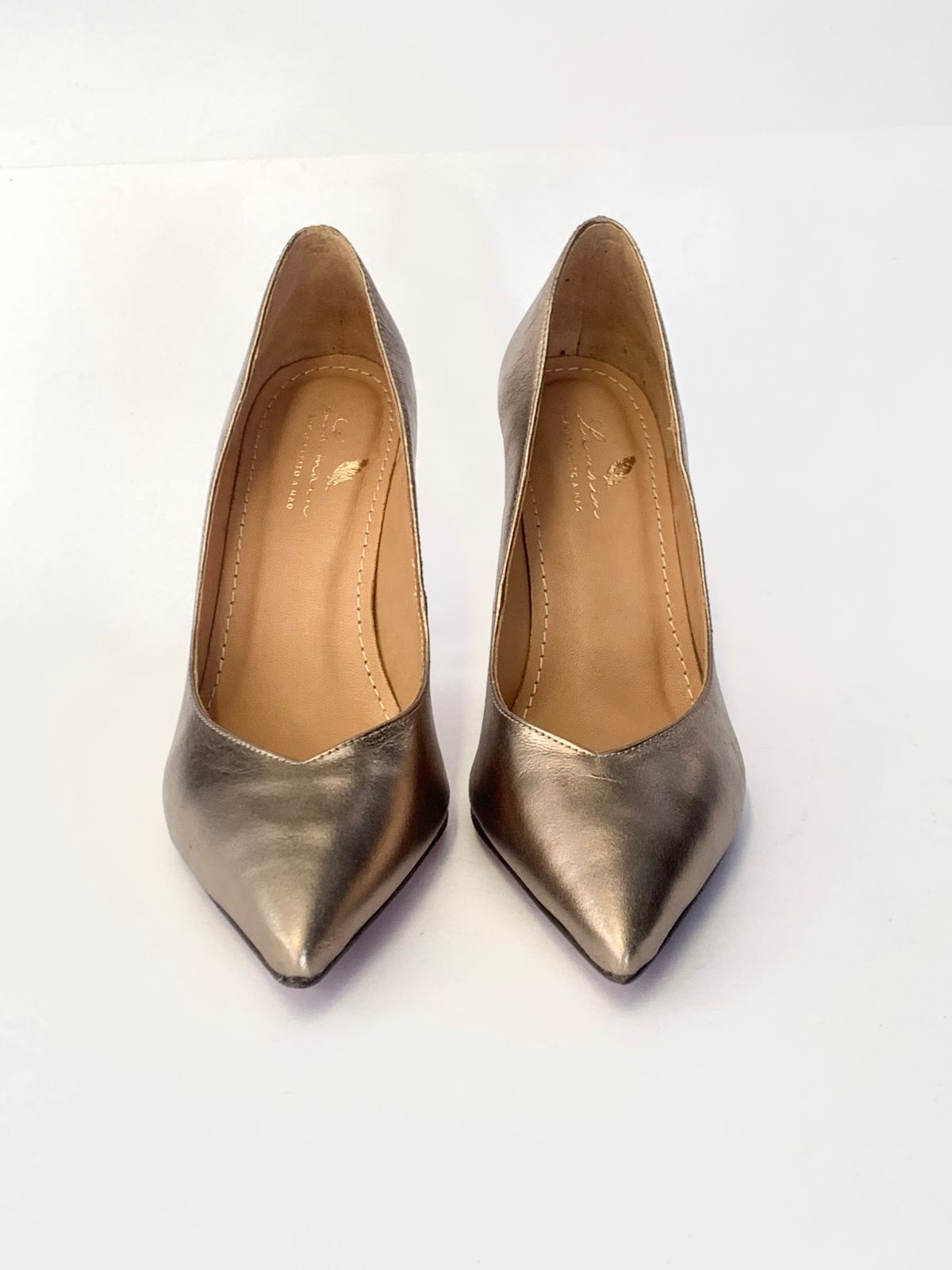 Scarpin Jade Prata Velha