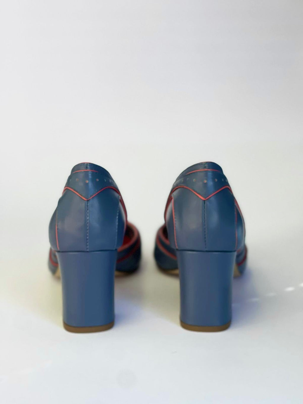 Sapato Violeta Azul Denim