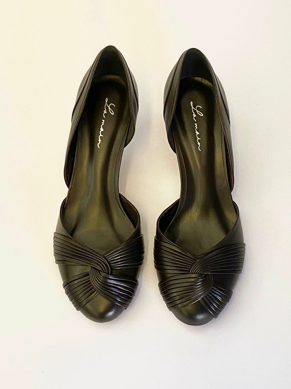 Sapato Paola Salto Fino Café