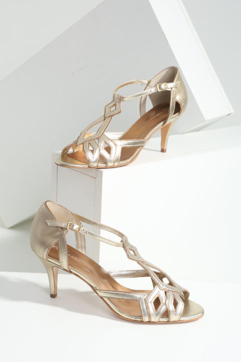 Natasha Light Gold Sandal