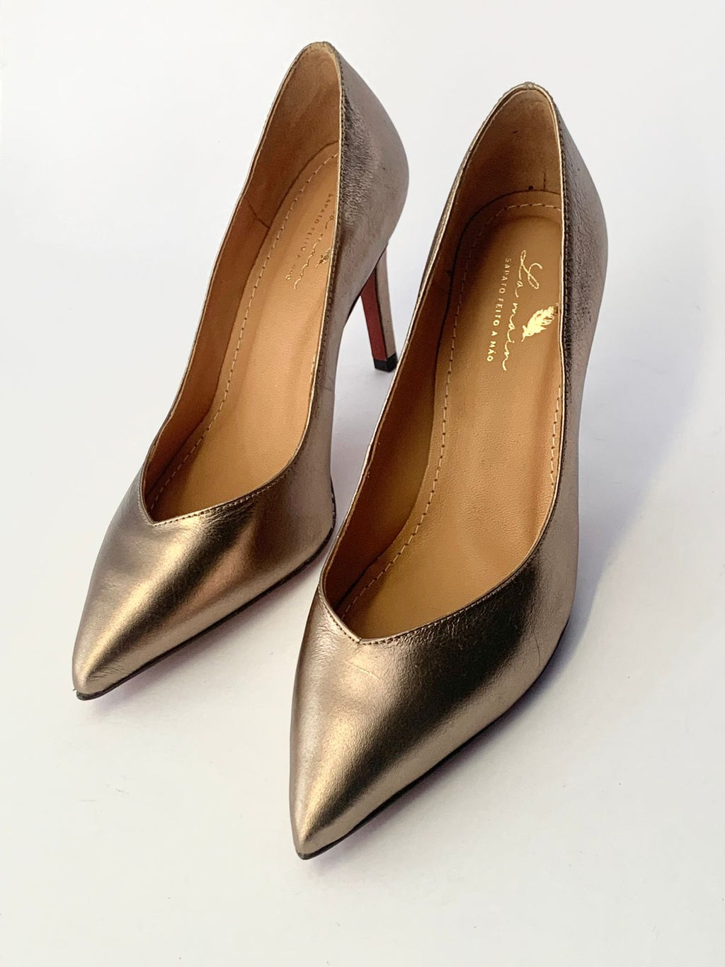 Scarpin Jade Prata Velha