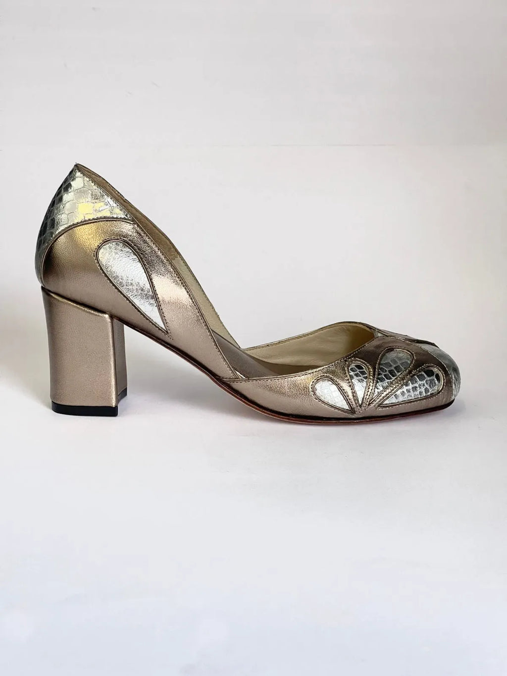 Catarina Metallic Bicolor Shoe