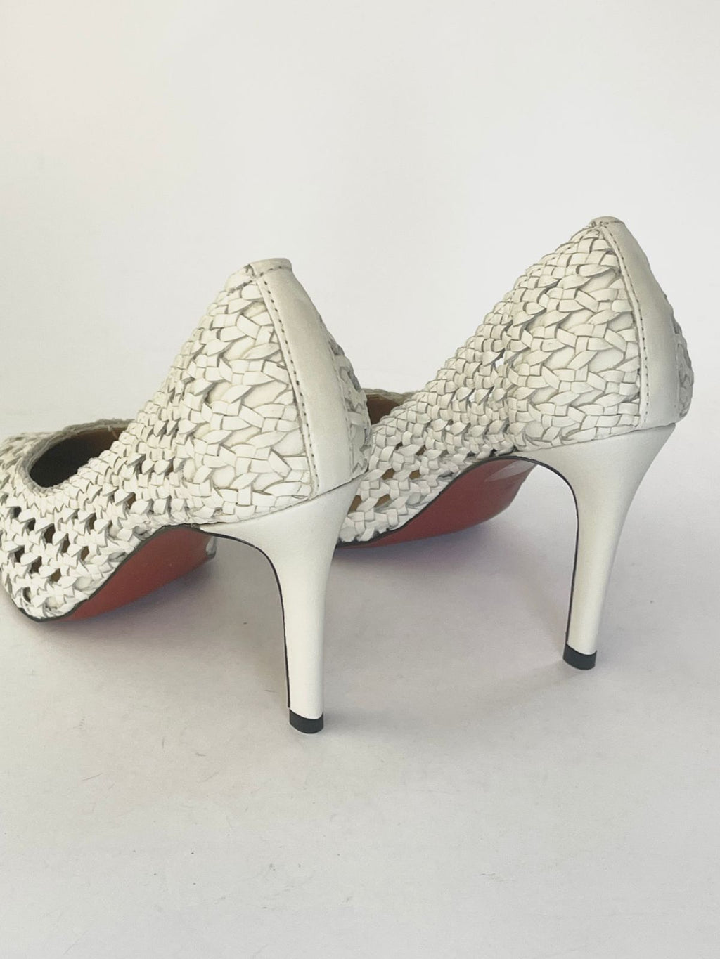 Scarpin Macramê Branco