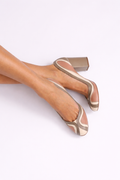 Scarpin Ticiane Fendi, Off White e Rose
