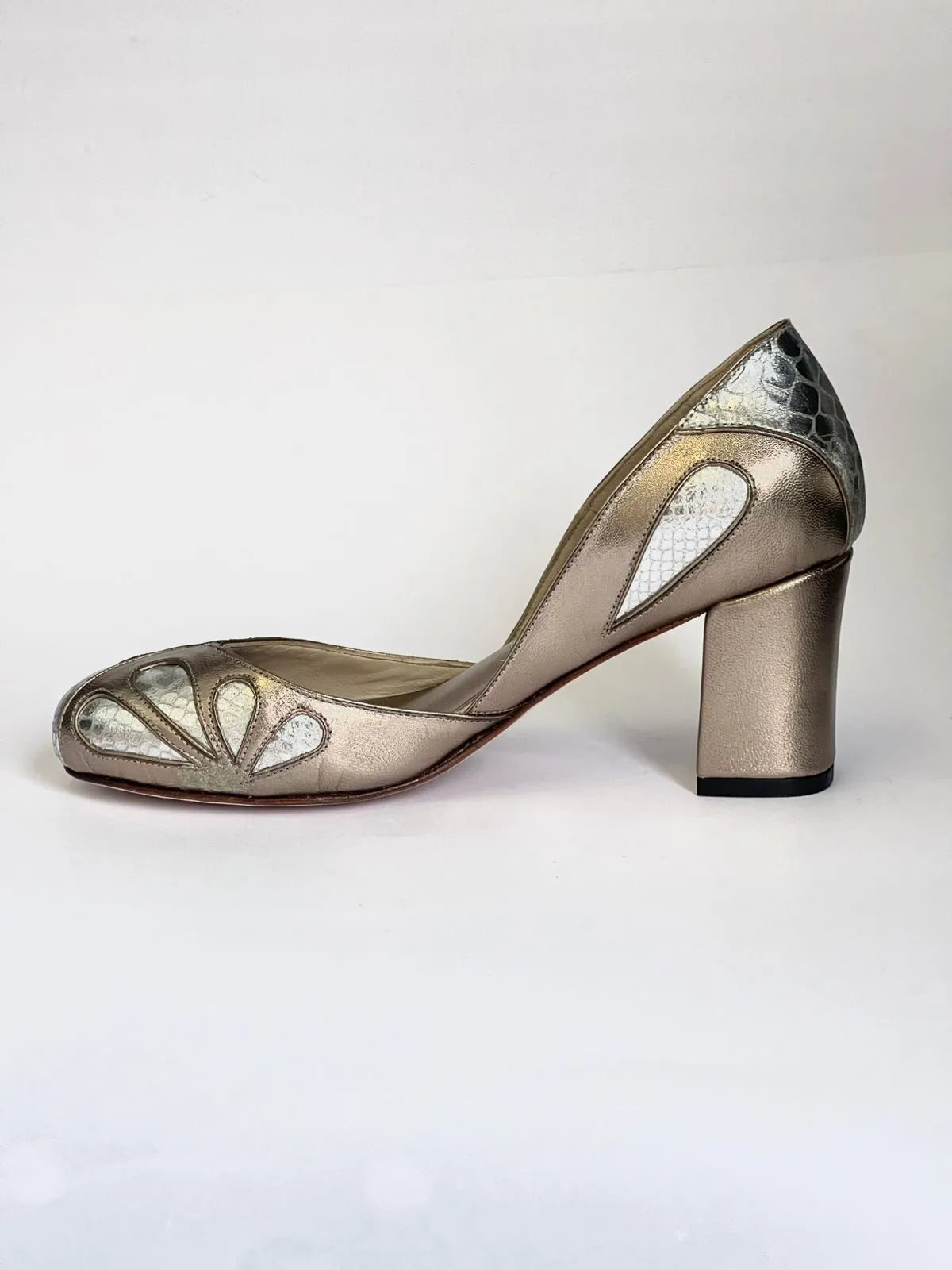 Catarina Metallic Bicolor Shoe