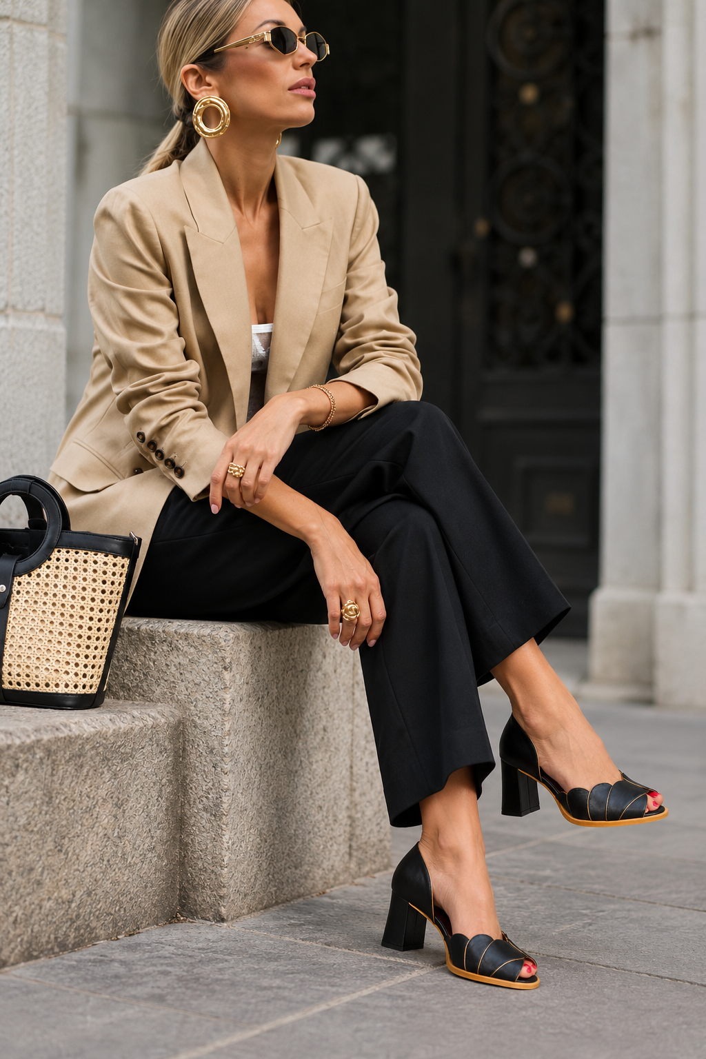 Peep Toe Layla Black
