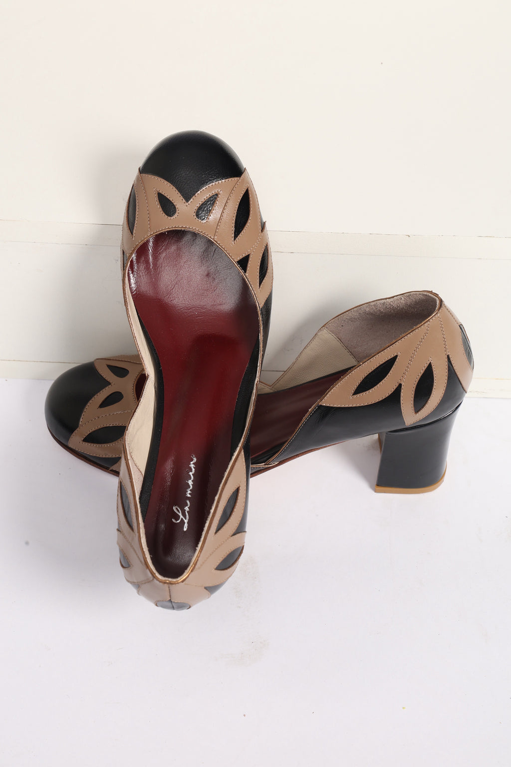 Sapato Boneca Juliana Preto c/ Fendi