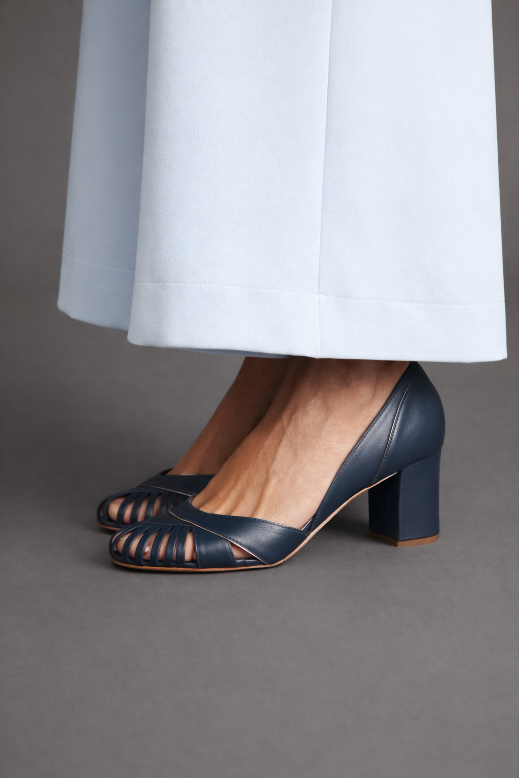 Navy Blue Lily Shoe