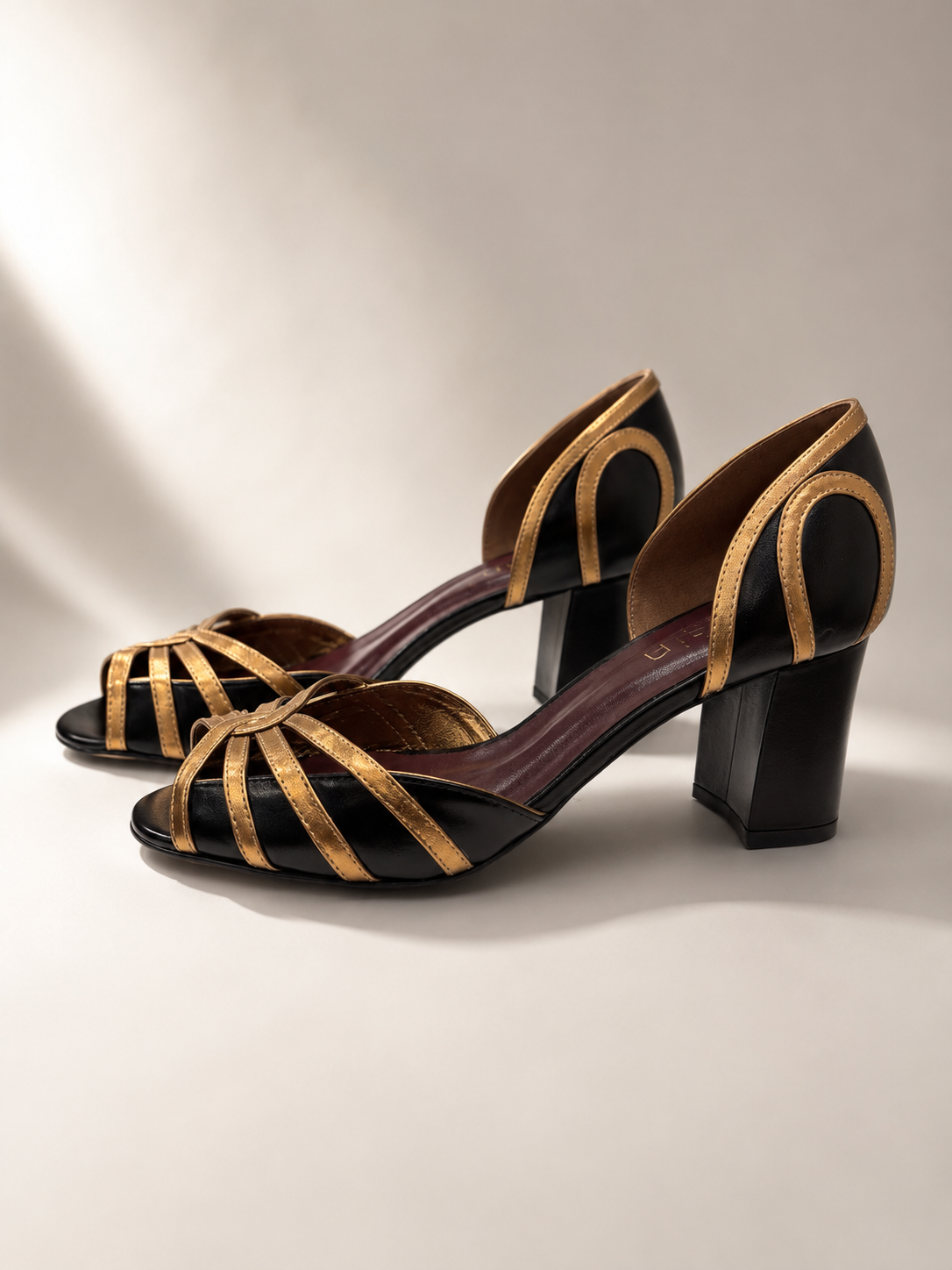 Alice Black Peep Toe
