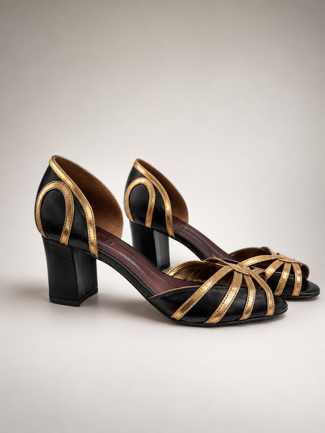 Alice Black Peep Toe