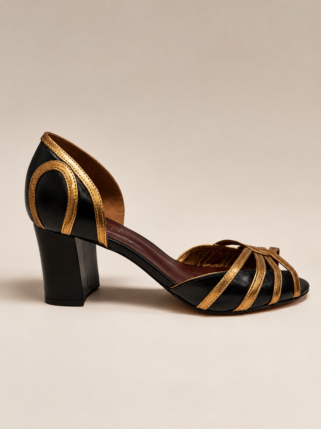 Alice Black Peep Toe