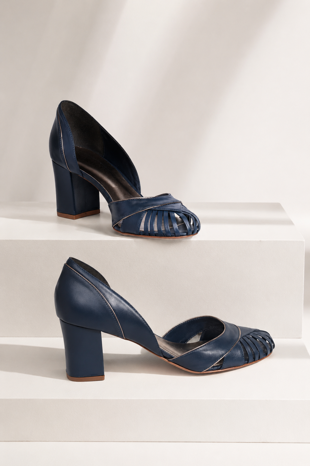 Navy Blue Lily Shoe