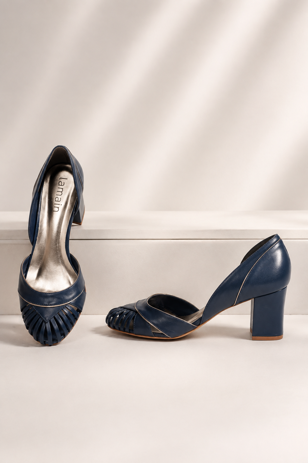 Navy Blue Lily Shoe