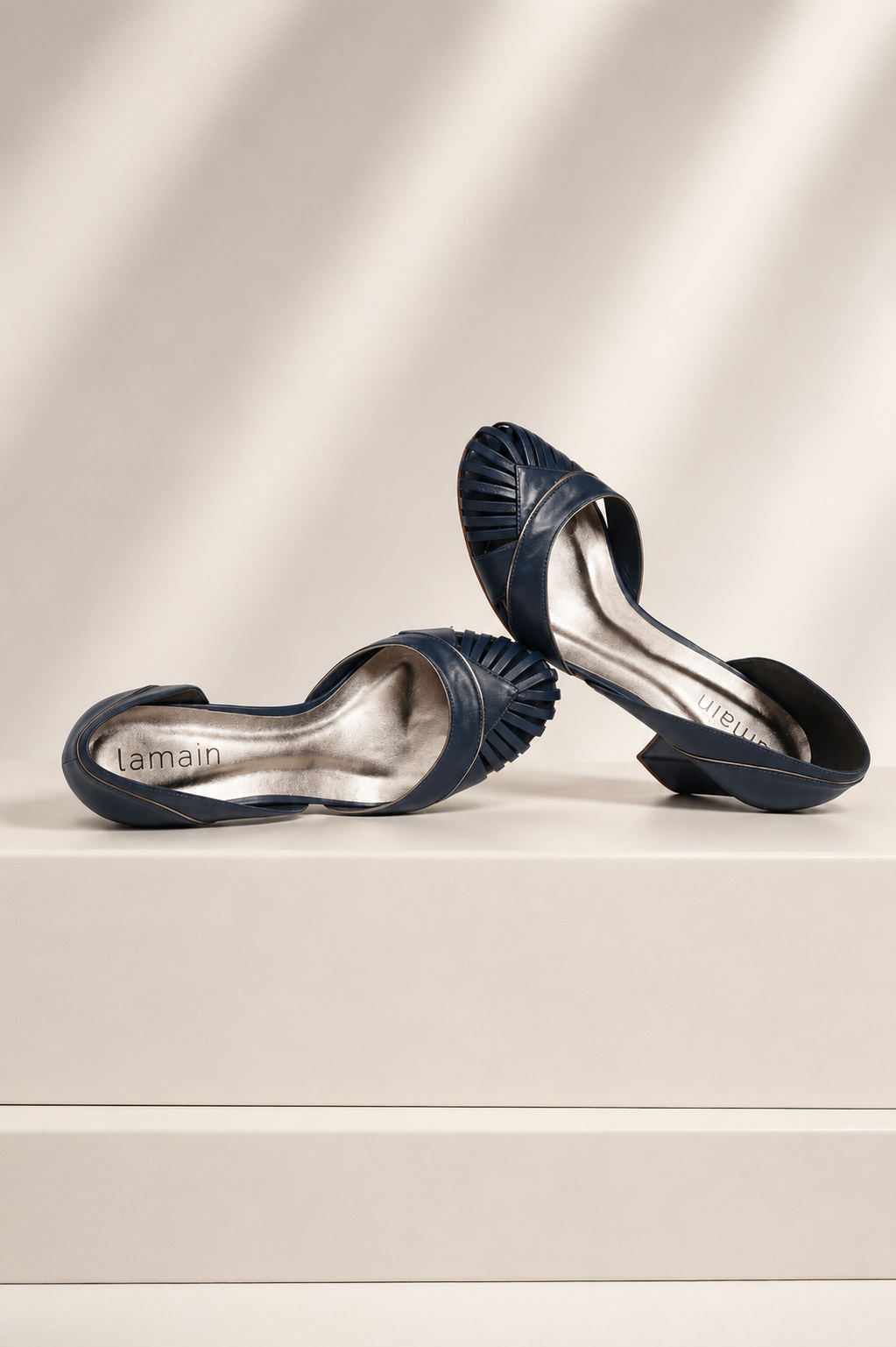 Navy Blue Lily Shoe