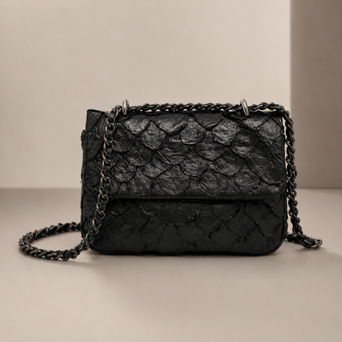 Bolsa Bali Pirarucu Preta
