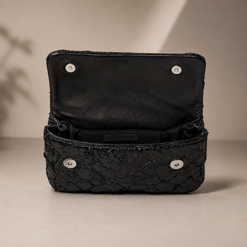 Bolsa Bali Pirarucu Preta