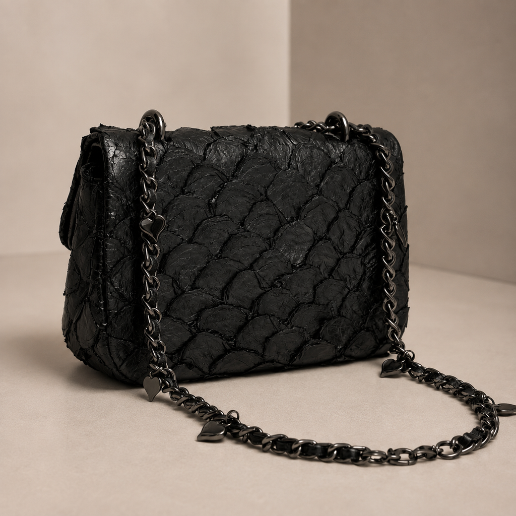 Bolsa Bali Pirarucu Preta
