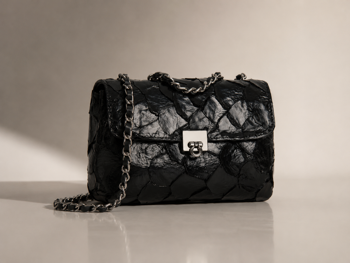 Bolsa Bia Preta Pirarucu