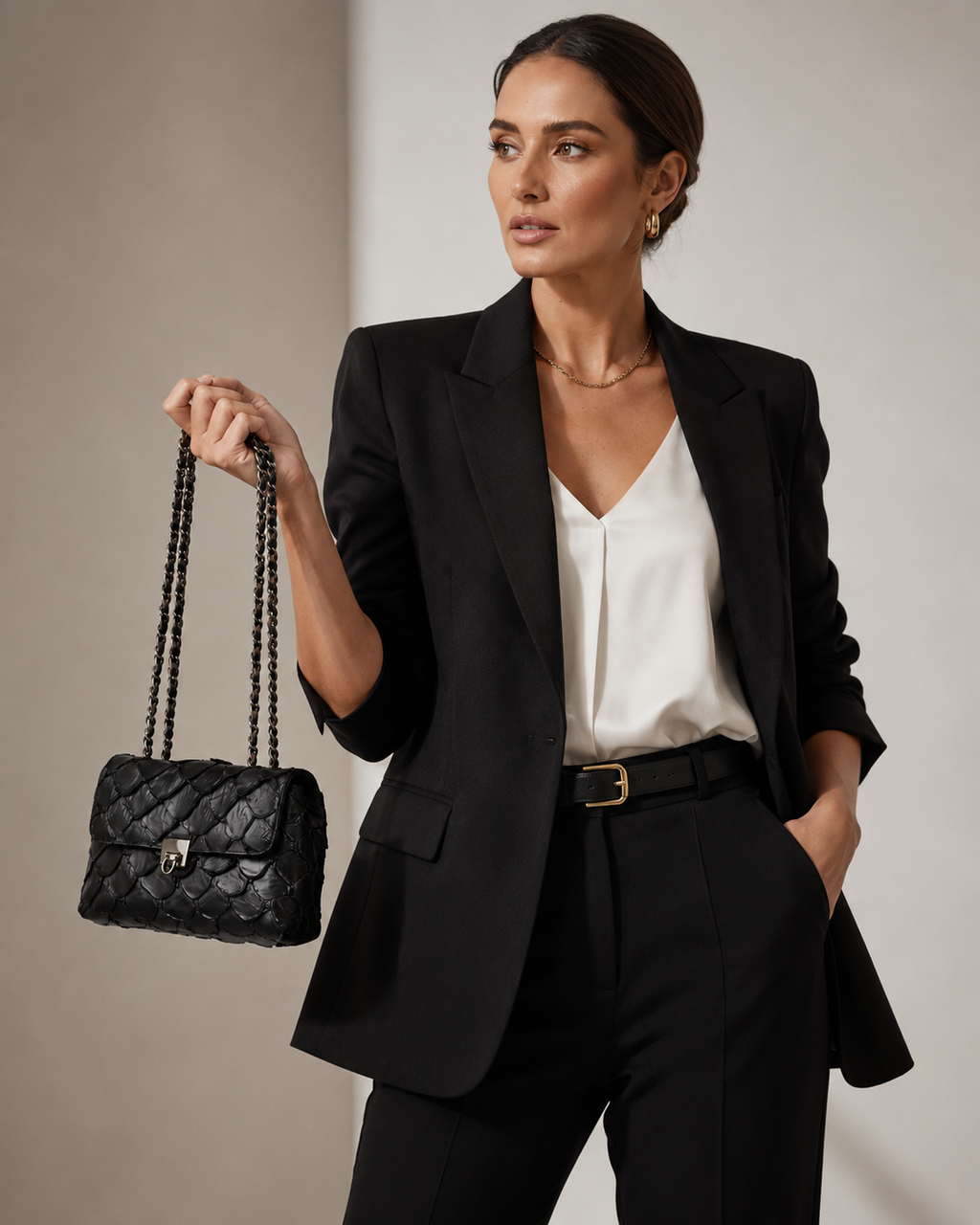 Bolsa Bia Preta Pirarucu
